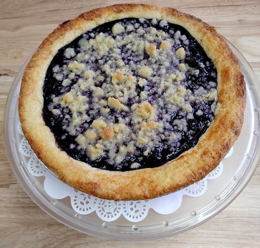 Rustic Blueberry Pie